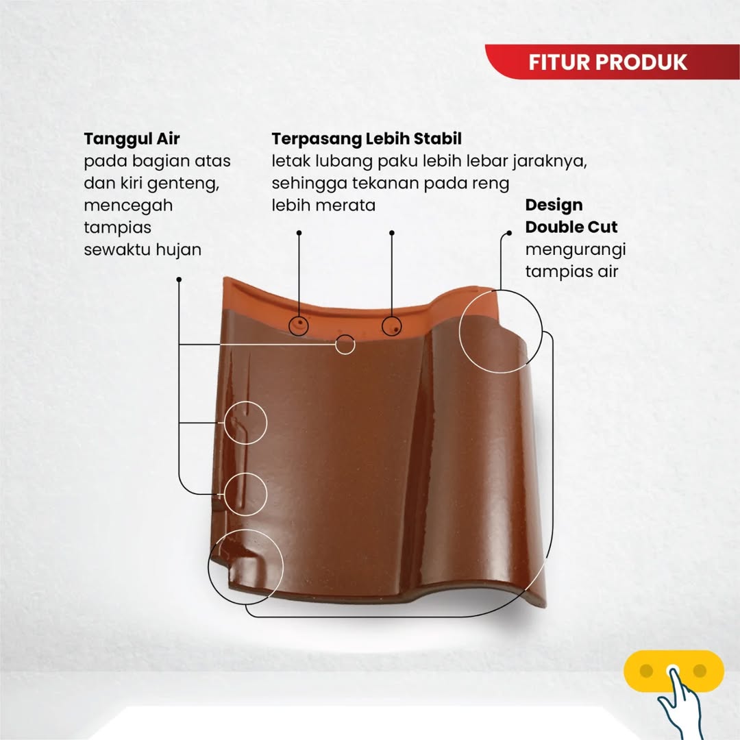 GENTENG KERAMIK KANMURI ESPANICA